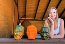 Photo of «Всё дело в формах». Как садовод Алина Романова растит уникальные тыквы